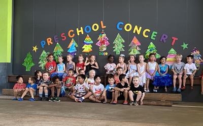 Our preschool students celebrated the end of their year with a fabulous Christmas concert.