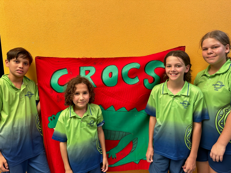 Congratulations to our elected House Captains and Vice-House Captains for Crocs.