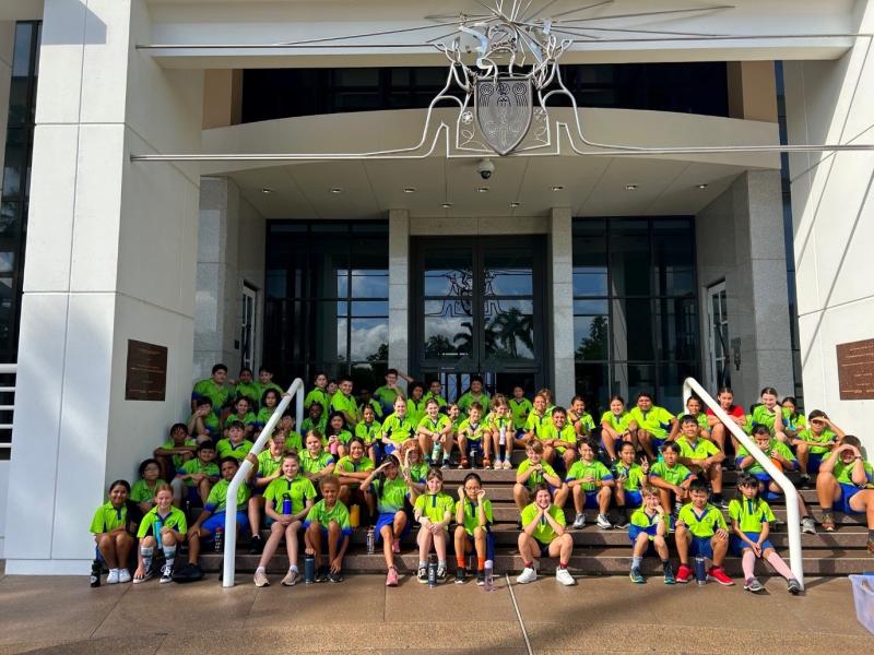 Our 5/6 students explored the NT parliament building and learning what happens in the Chamber. 